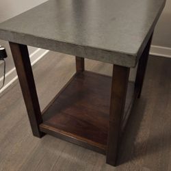 Ashley's Solid Wood End Table