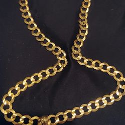 Cuban Gold Chain 14k Solid