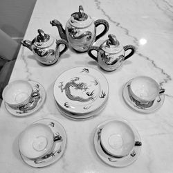 Vintage Antique Dragonware