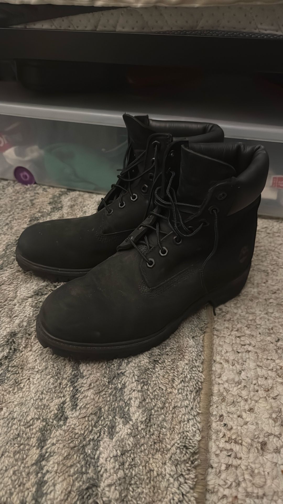 Black Timberland Boots Premium s10