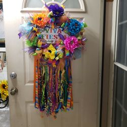 Fiesta Door Wreath 