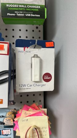 Insignia 12W USB Car Charger | $5