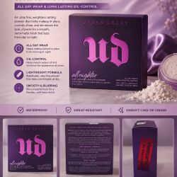 Urban Decay All Nighter Loose Setting Powder 10g – Long-Lasting Oil Control Matte Finish