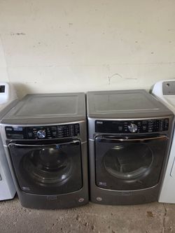 Maytag front load washer and GAS dryer