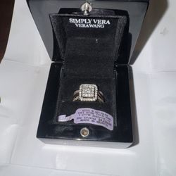 Authentic 14 Karat Rose Gold 1 Carat Diamond Ring