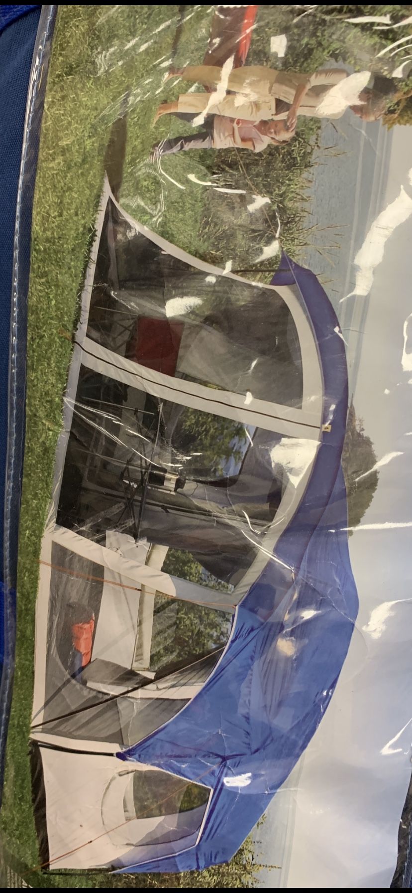 Huge sleeping tent with built in ( around screen housing )