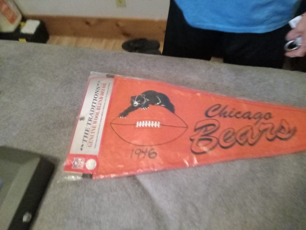 NFL Pennant Of Chicago Bears. From 1946