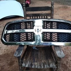 Chrome Front Grill For 2014 To 2018 Dodge Ram 1500
