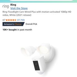 Ring Flood Light Motion Camera