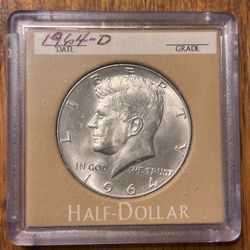1964 Kennedy Half. Uncirculated