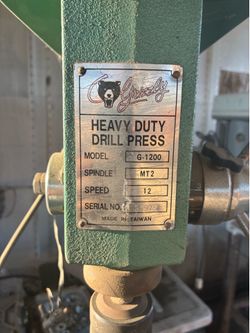 Grizzly floor drill press