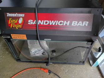 Food Warmer: Commercial Size for sandwiches, hotdogs, nachos, pizza, etc. Keep it warm. Like New! Just Reduced -Now ONLY $100.