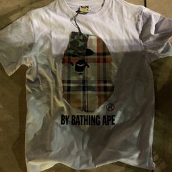 bape shirt medium passes stock x verification