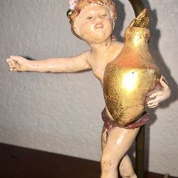 Vintage Gilded Fairy Lamp