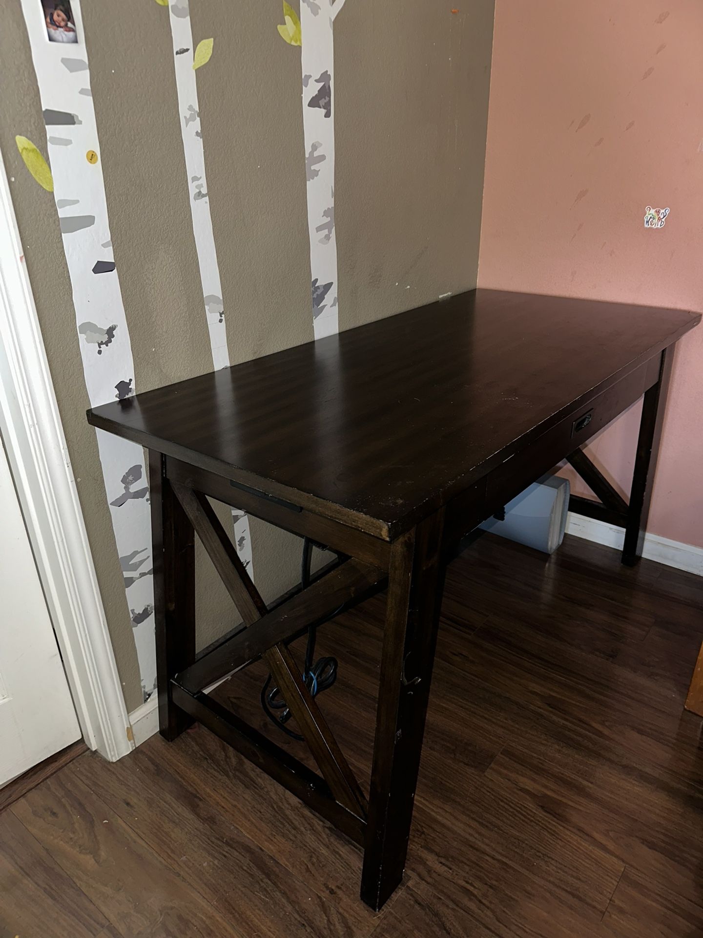 Wooden Desk-NEED GONE ASAP