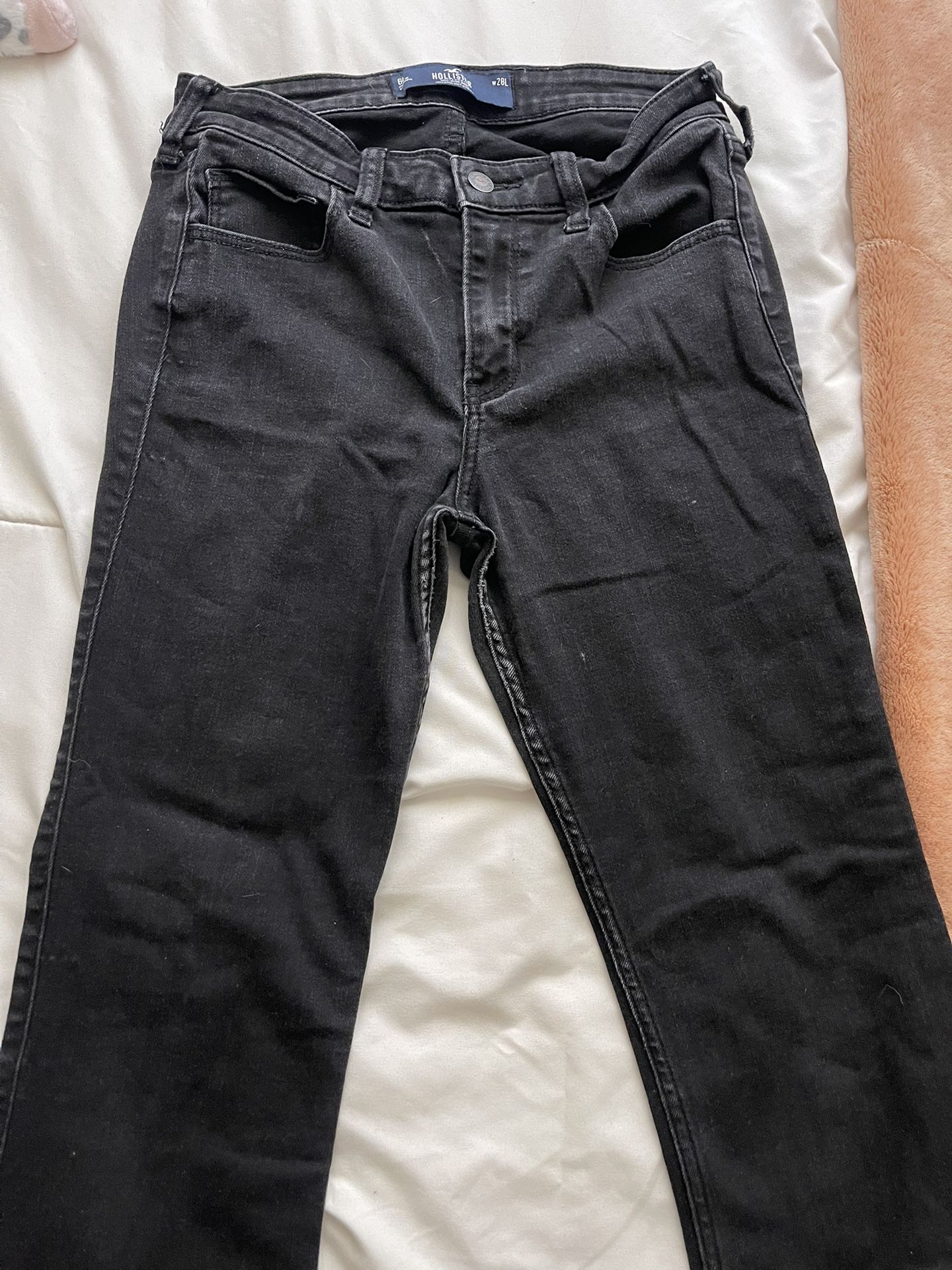 Hollister, Mid-Rise Boot, Black and w28L