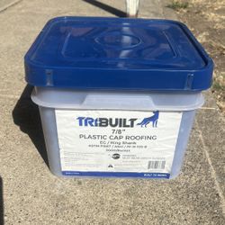 Plastic cap Roofing Nails