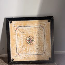 Carrom Board Game Set – Includes Pieces & Case – Needs TLC