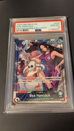 One Piece Boa Hancock PSA Magazine Promo PSA 10