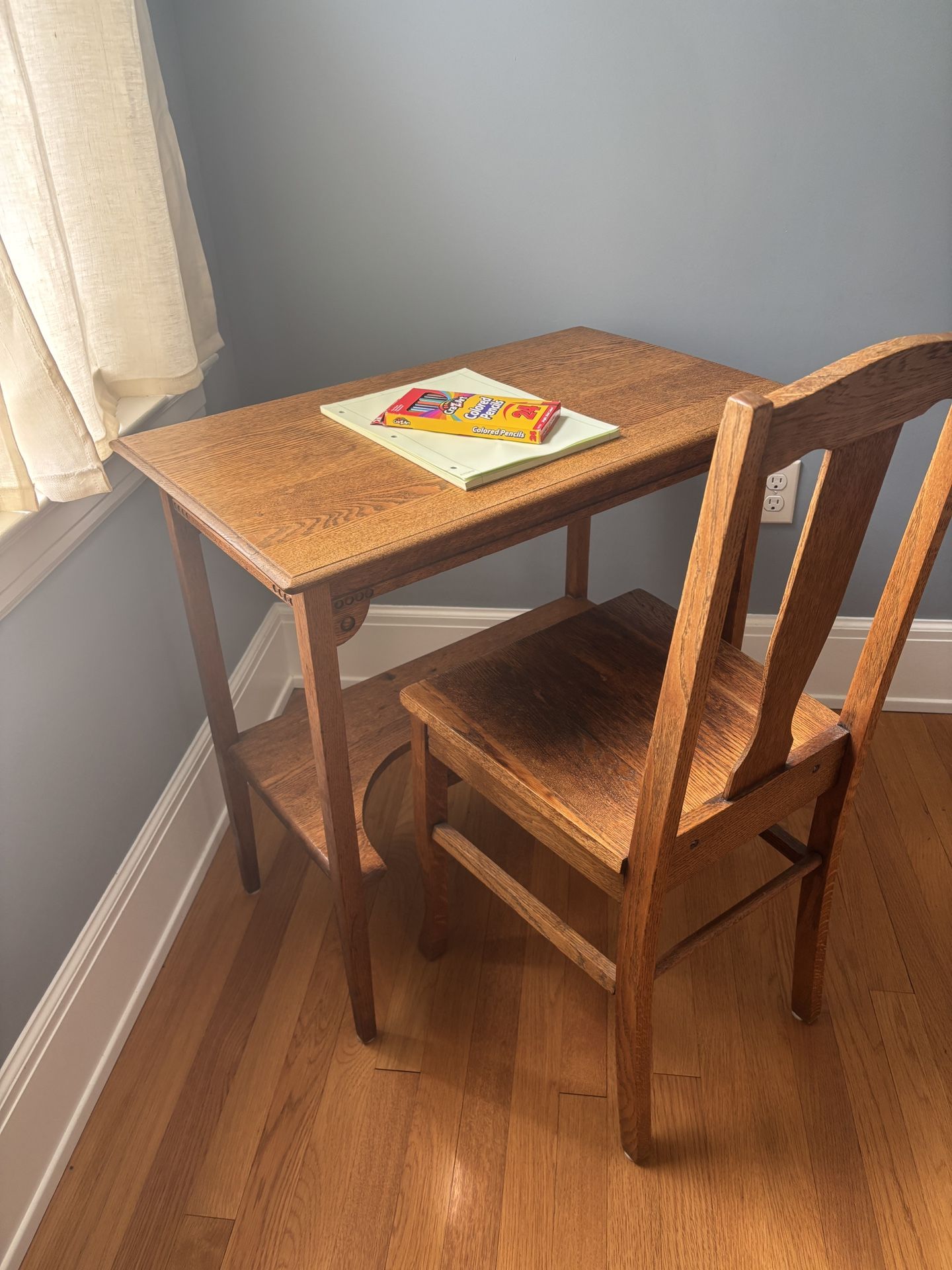 Solid Oak Desk for Child