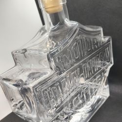 Harley-Davidson Motorcycles Glass Decanter