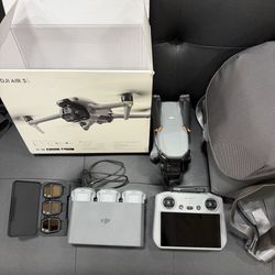 DJI Air 3S Fly More Combo – Like New, Open Box, 3 Batteries