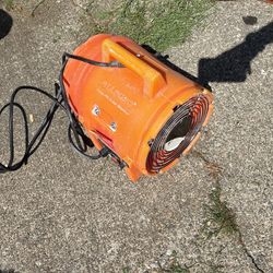 Orange Blower Fan