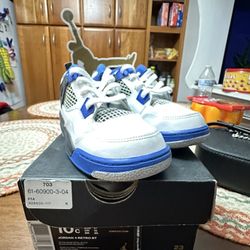 Jordan 4 Retro 10C White/game White Royal Blue