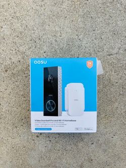Aosu Video Doorbell Pro Wireless, Battery-Powered w/ WiFi Homebase