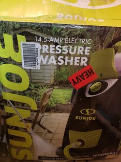 Sunjoe water pressure machine