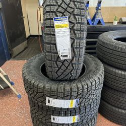 LT275-65-18 GOODYEAR WRANGLER TERRITORY M/T TIRE SETS ON SALE‼️ FINANCING AVAILABLE‼️
