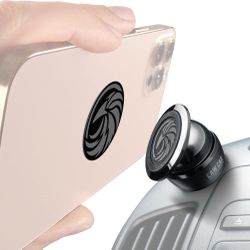 Universal Car Phone Mount Magnetic - All-Metal Car Mount For Smartphone & GPS - Cell Phone Holder For Car Dashboard. +100 To Safeness & Comfort