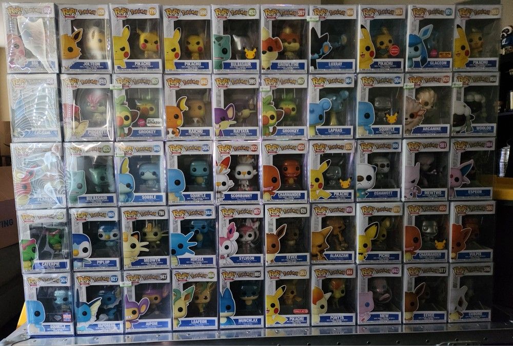 Funko Pop Pokemon Collection- Huge Lot