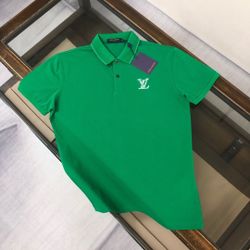 Louis Vuitton Green Polo Shirt New 