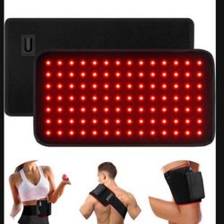 Red Light Therapy Belt, Infrared Light Therapy Device for Body, LED Flexible Wearable Wrap, with Timer for Back Shoulder Waist Muscle Pain Relief Weig