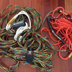3 Tow Ropes For Waterskiing/wakeboarding