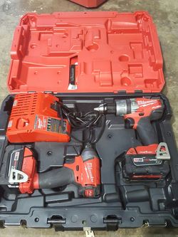 18 volt fuel Milwaukee one key bluetooth set