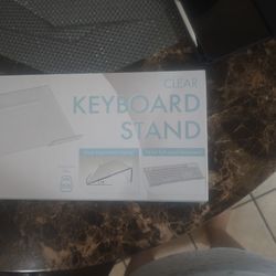 Clear Keyboard Stand 