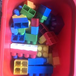 Lego Duplo and Mega Blocks