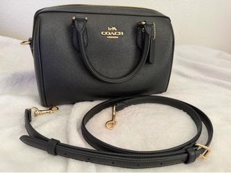 🍒Coach Rowan Satchel Bag - Black🍒