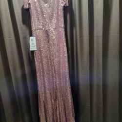 Size 14, Sequin Gown, Brand New 