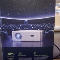 1080p Full Hd Projector With 120" Screen Home Theater 