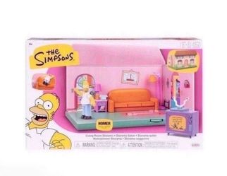 The Simpsons Living Room Diorama Playset