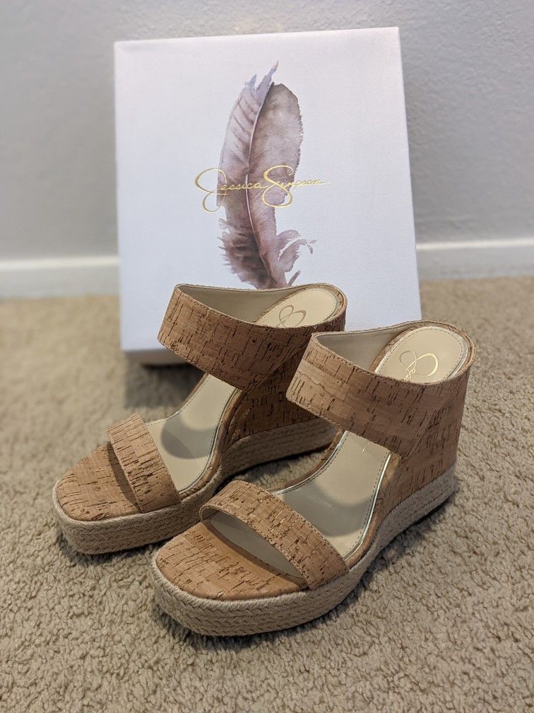 Jessica Simpson wedge heels