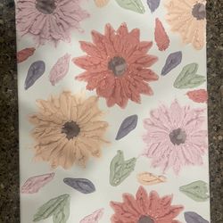 Handmade Flower Textured Art