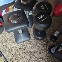 Dumbells Weights Pair Of 30s And 20s 