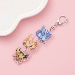 Legendary Bird Trio Acrylic Keychain ✨