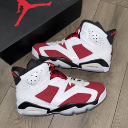 Jordan 6 Carmine Size 9 