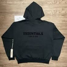 Black Essentials Médium Hoodie 