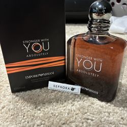 Emporio Armani Stronger With You Absolutely 3.4 oz / 100ml Authentic w/ Box
